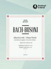 Bach: Piano Works VIII published by Breitkopf