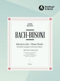 Bach: Piano Works XIII published by Breitkopf