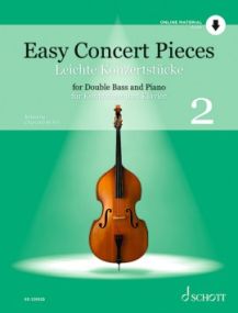 Easy Concert Pieces 2 - Double Bass published by Schott (Book/Online Audio)
