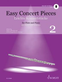 Easy Concert Pieces 2 - Flute published by Schott (Book/Online Audio)