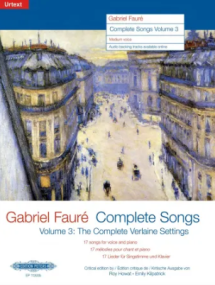 Faur: Complete Songs Volume 3 (Medium Voice) published by Peters