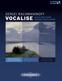 Rachmaniov: Vocalise in 3 Keys published by Peters