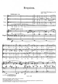 Rheinberger: Requiem in D Opus 194 published by Carus - Vocal Score