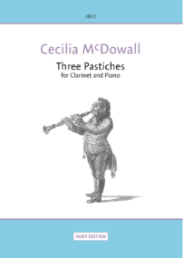 McDowall: 6 Pastiches for Clarinet published by Hunt