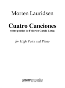 Lauridsen: Cuatro Canciones (Upper Voices) published by Peer Music