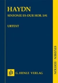 Haydn: Symphony Eb major Hob. I: 91 (Study Score) published by Henle