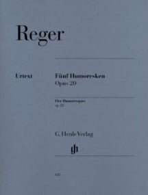 Reger: Five Humoresques for Piano published by Henle