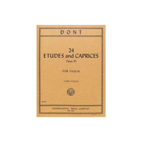 Dont: Etudes and Caprices Opus 35 for Violin published by IMC (Flesch)