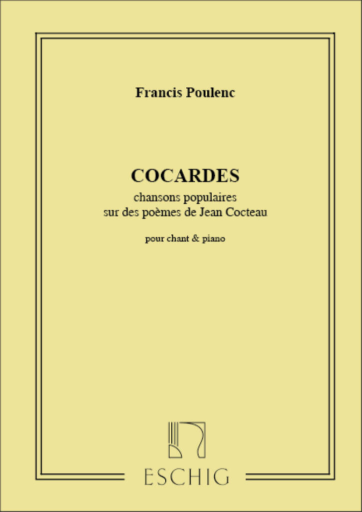 Poulenc: Cocardes published by Eschig