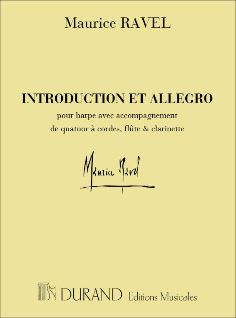 Ravel: Introduction et Allegro published by Durand