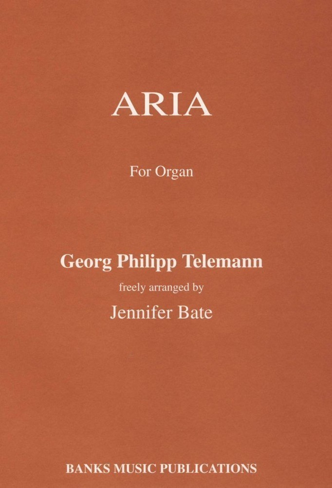 Telemann: Aria for Organ published by Banks