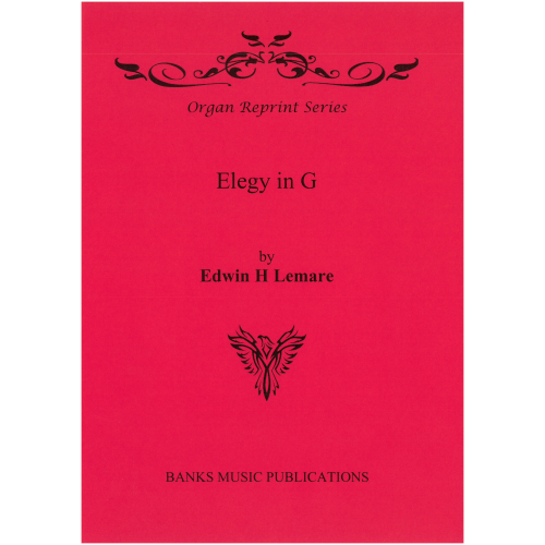 Lemare: Elegy in G for Organ published by Banks