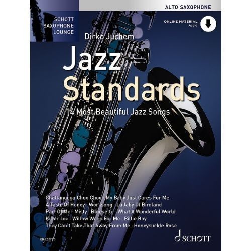 Saxophone Lounge: Jazz Standards for Alto Saxophone published by Schott (Book/Online Audio)