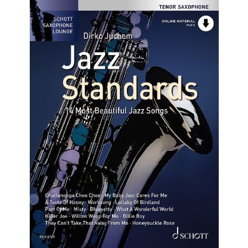 Saxophone Lounge: Jazz Standards for Tenor Saxophone published by Schott (Book/Online Audio)