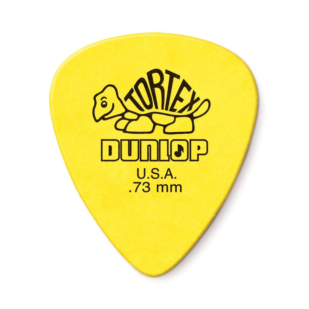 Dunlop Standard Tortex Guitar Pick 0.73mm - Yellow