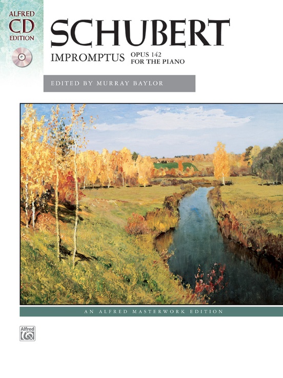 Schubert: Impromptus D935 Opus 142 for Piano published by Alfred (Book & CD)