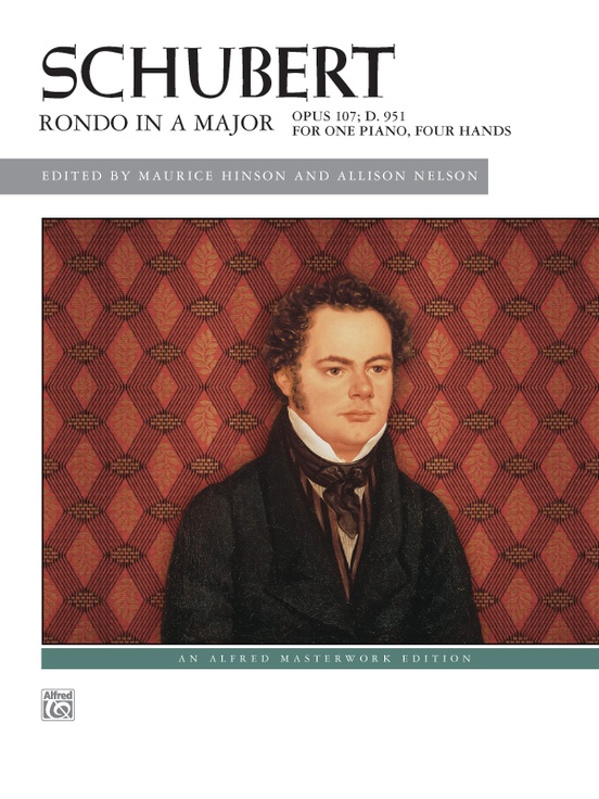 Schubert: Rondo in A Major, Opus 107, (D951) for Piano Duet  published by Alfred