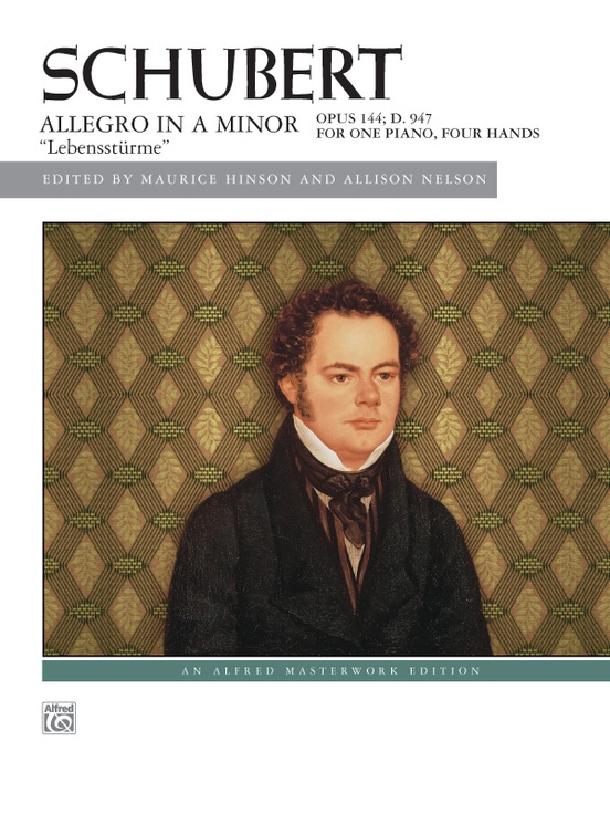 Schubert: Allegro in A Minor, Opus 144 (Lebensstrme) for Piano Duet  published by Alfred