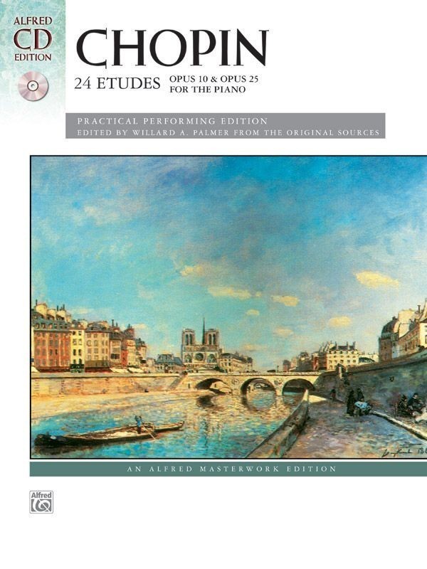 Chopin: Etudes Opus 10 & Opus 25 for Piano published by Alfred (Book & CD)