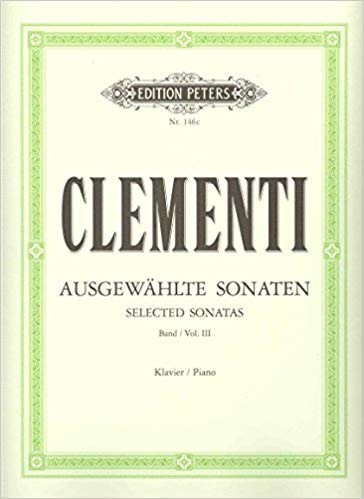 Clementi: 24 Sonatas Volume 3 for Piano published by Peters