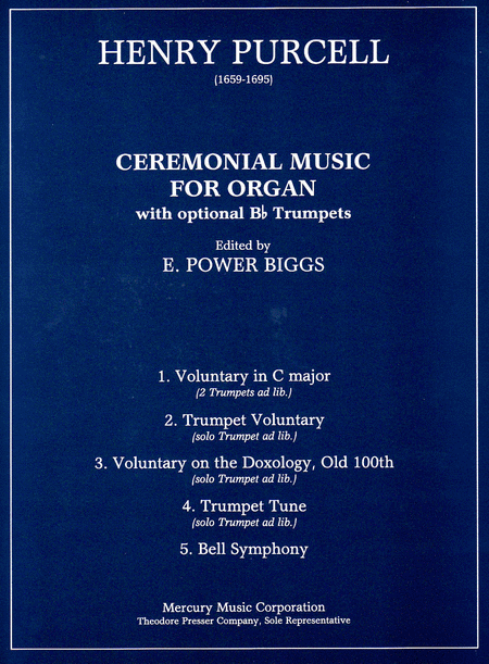 Purcell: Ceremonial Music for Organ published by Presser