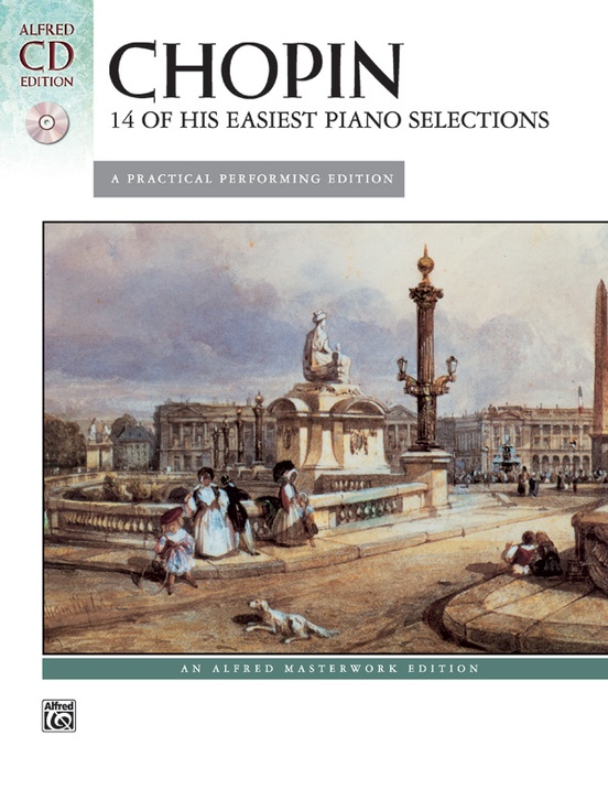 Chopin: 14 of His Easiest Piano Selections published by Alfred (Book & CD)