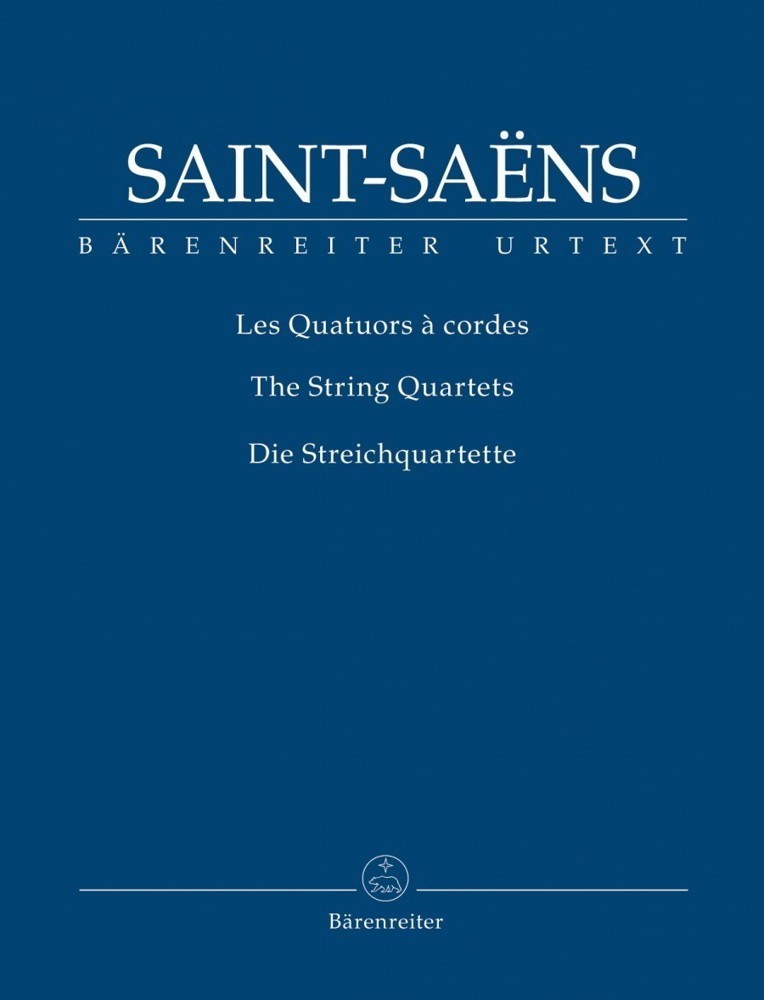 Saint Saens: The String Quartets (Study Score) published by Barenreiter