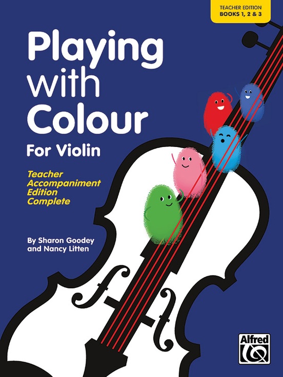 Goodey & Litten: Playing With Colour: Violin Books 1-3 (Teacher Guide) published by Alfred