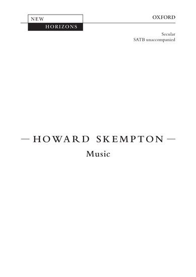 Skempton: Music SATB published by OUP