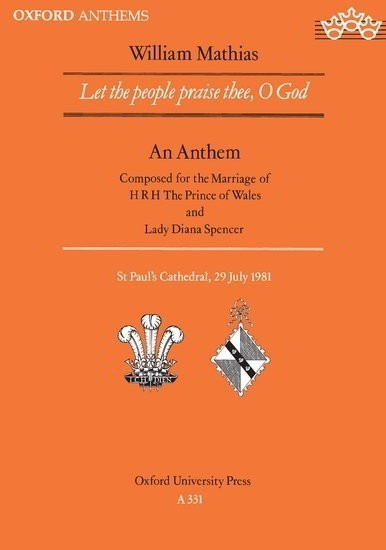 Mathias: Let the people praise thee, O God SATB published by OUP