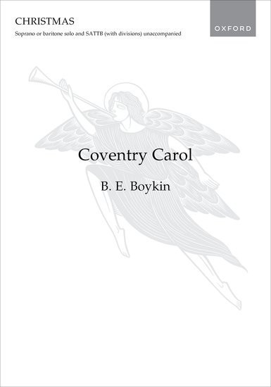 Boykin: Coventry Carol SATTB published by OUP