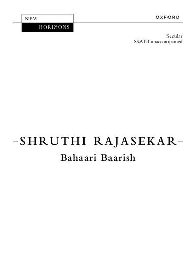 Rajasekar: Bahaari Baarish SSATB published by OUP