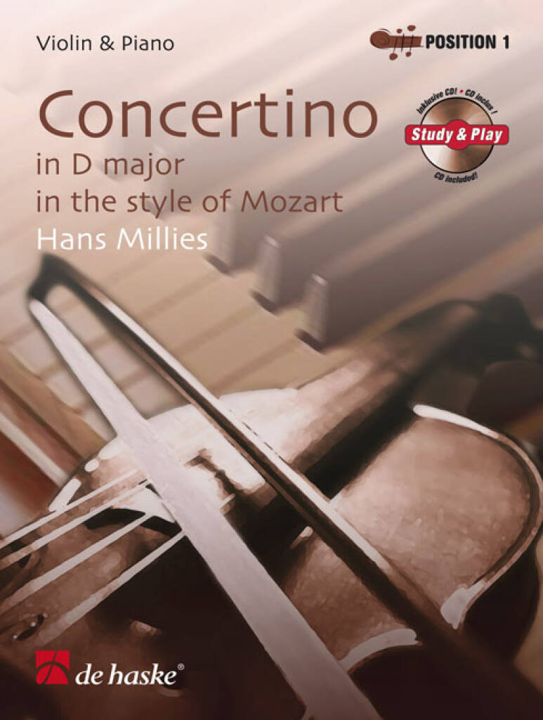 Millies: Concerto in D in the Style of Mozart for Violin published by De Haske