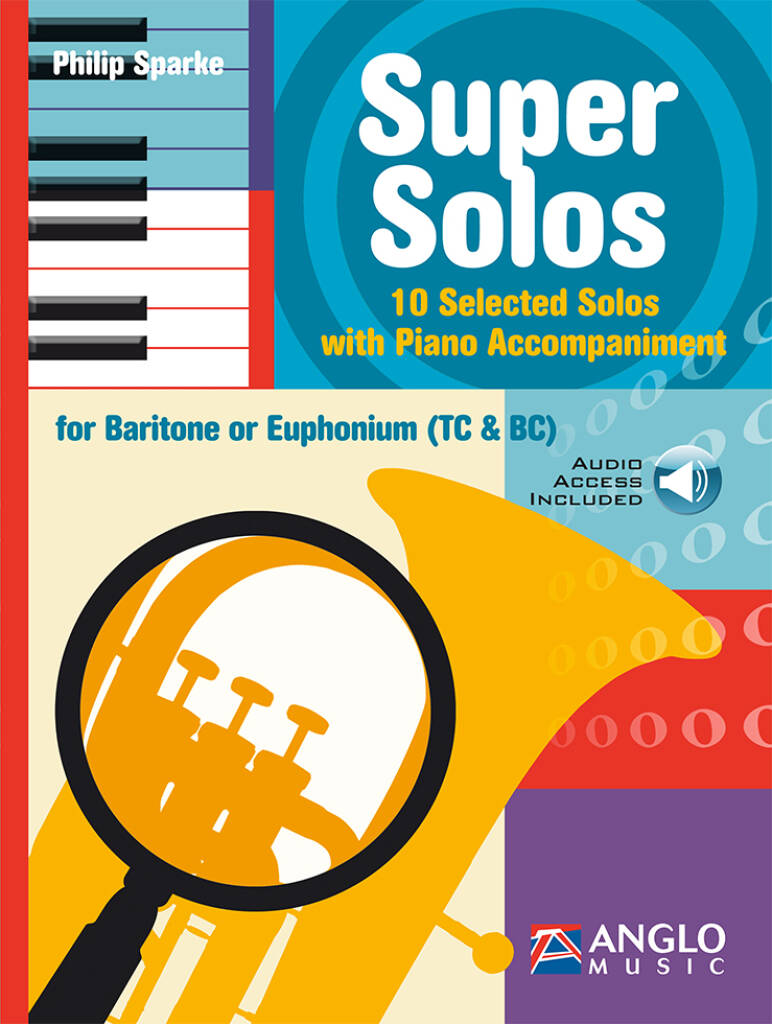 Sparke: Super Solos - Euphonium published by Anglo (Book/Online Audio)