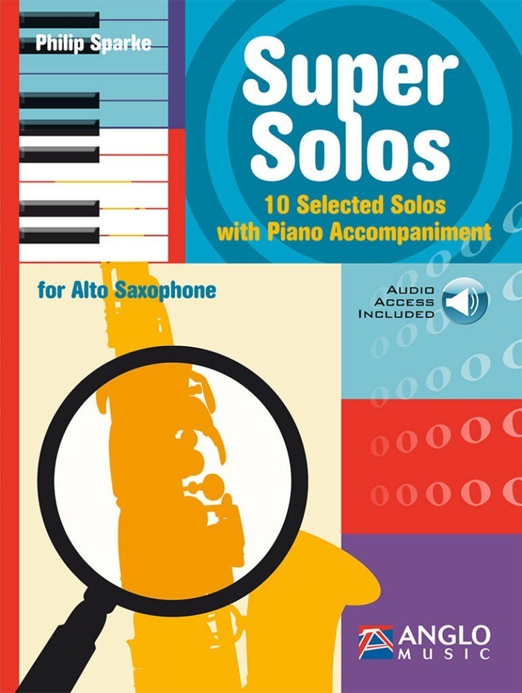 Sparke: Super Solos - Alto Saxophone published by Anglo (Book/Online Audio)