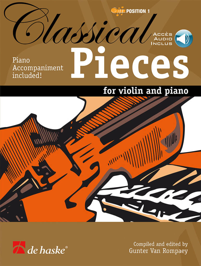 Classical Pieces for Violin published by de Haske (Book/Online Audio)