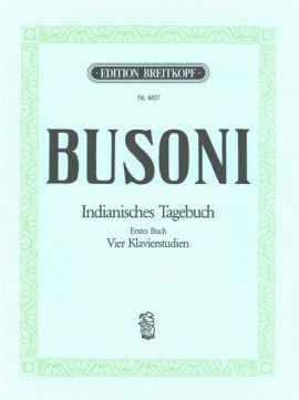 Busoni: Indian Diary K267 for Piano published by Breitkopf