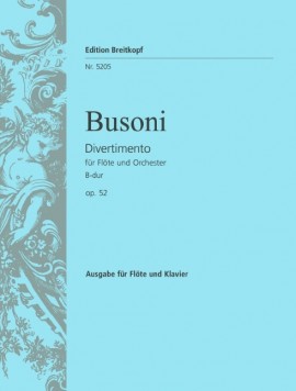 Busoni: Divertimento in Bb for Flute published by Breitkopf