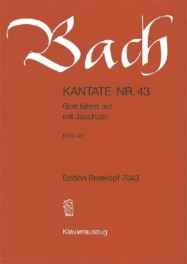 Bach: Cantata No 43 published by Breitkopf & Hartel - Vocal Score