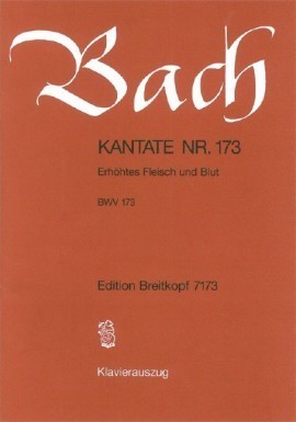 Bach: Cantata No 173 published by Breitkopf & Hartel - Vocal Score