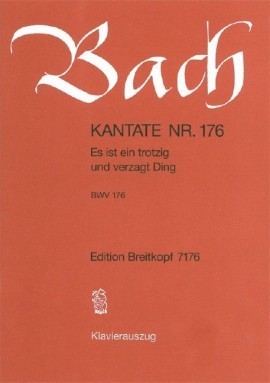 Bach: Cantata No 176 published by Breitkopf & Hartel - Vocal Score