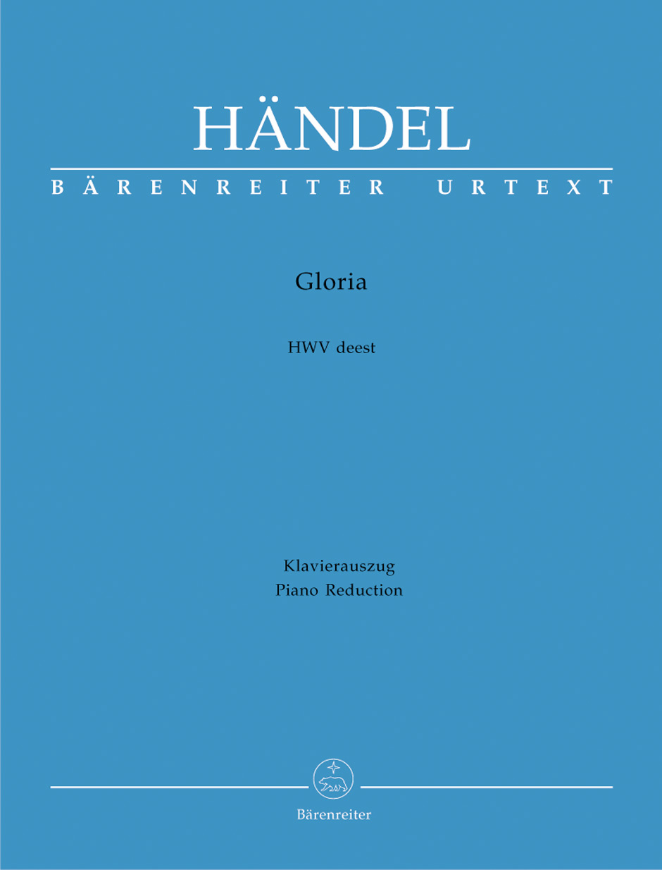 Handel: Gloria (HWV deest) published by Barenreiter Urtext - Vocal Score