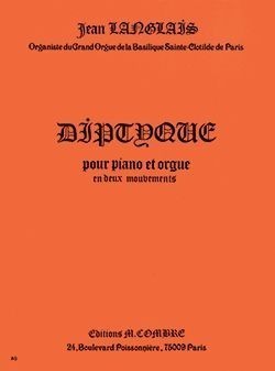 Langlais: Diptyque for Piano and Organ published by Combre