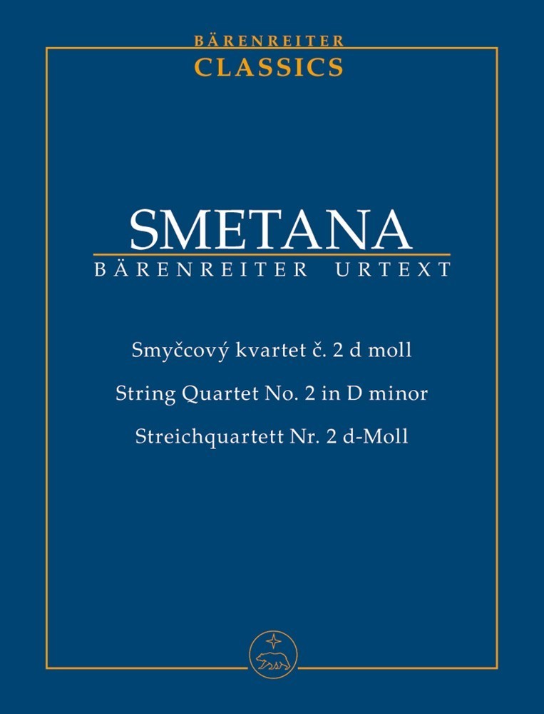 Smetana: String Quartet No.2 in D minor (Study Score) published by Barenreiter