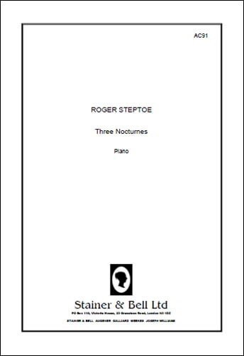 Steptoe: Three Nocturnes for Piano published by Stainer & Bell