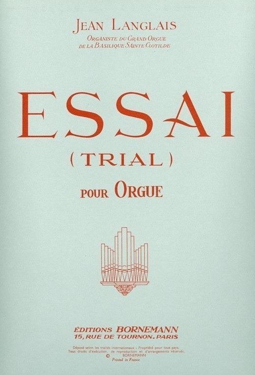 Langlais: Essai for Organ published by Leduc