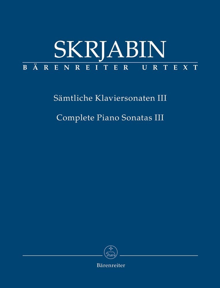 Scriabin: Piano Sonatas Volume 3 published by Barenreiter