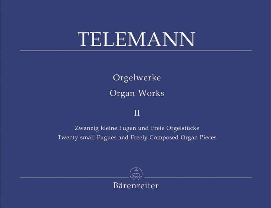 Telemann: Organ Works Volume 2 published by Barenreiter