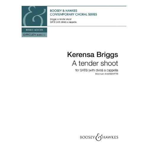 Briggs: A tender shoot SATB published by Boosey & Hawkes