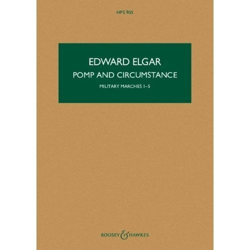 Elgar: Pomp and Circumstance Military Marches 1-5 (Study Score) published by Boosey & Hawkes